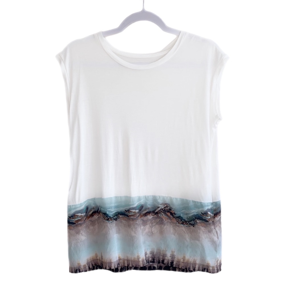 ALLSAINTS | Sleeveless Watercolor Top | Sz S